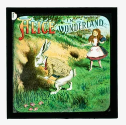 Alice au pays des merveilles, diapositives colorées