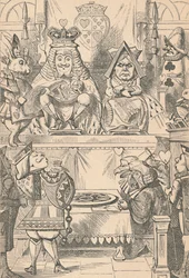 Le Roi et la Reine de Cœur en Cour, 1889