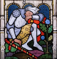 Chevalier endormi (détail)