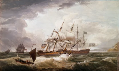 Troisième rangs dans une mer agitée