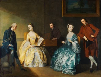 Portrait de groupe de la famille Chambers