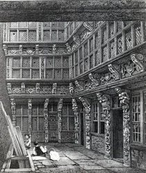 Un magnifique manoir récemment situé dans Hart Street, Crutched Friars, publié dans 