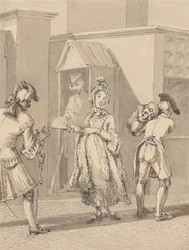Hogarth portant l