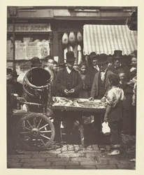 Poisson bon marché de St. Giles, 1881