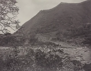 Vue de la Grande Muraille, Chine, c. 1871
