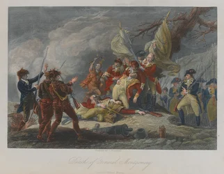Mort du général Montgomery, 1775