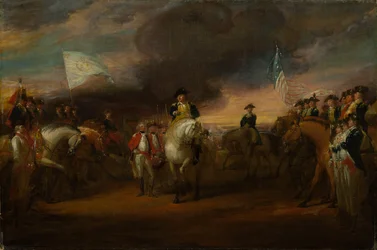 Étude pour "La reddition de Lord Cornwallis à Yorktown", vers 1787-91