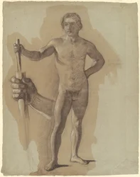Étude pour "Le débarquement de Colomb"