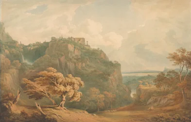 Vue de Tivoli vers Rome