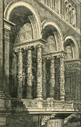 Recoin central dans le quadrilatère principal, vers 1860s, 1881