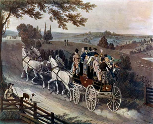 Diligence, 1822, vers 1920