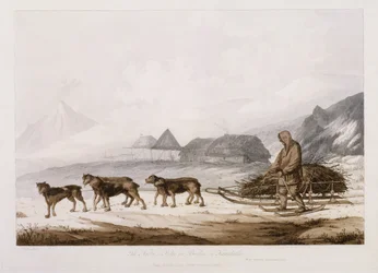 La Narta, ou traîneau pour charges à Kamtchatka, de 