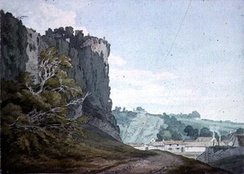 Partie du château de Chepstow, Monmouthshire