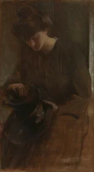 Un travailleur, vers 1898