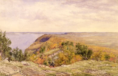 Vue de High Tor, Haverstraw, New York, 1866