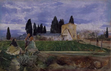 Printemps en Espagne : près de Gordella, 1869