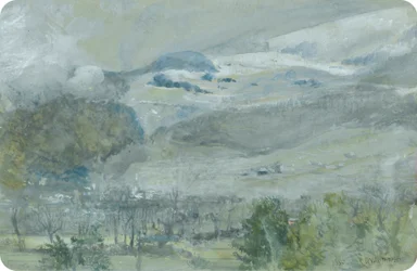 Paysage de vallée suisse