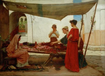 Un étal de fleurs
