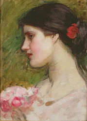 Camélias, vers 1880