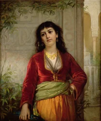 Le Compagnon Indésirable (Scène de rue au Caire), vers 1872-73