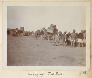 Province de Khorasan Razavi, Iran, vers 1908 (photo en noir et blanc)