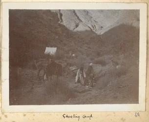 Province de Khorasan Razavi, Iran, vers 1908 (photo en noir et blanc)