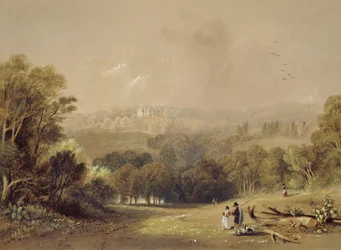Parc de Roundhay, Leeds (aquarelle sur papier)