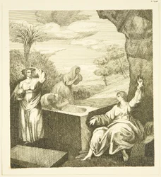 Retable de Hogarth - Ange au tombeau