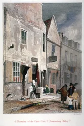 Vue des restes de la porte est de l