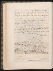 Lettre autographe de John Constable à John Thomas Smith, des Mémoires de la vie de John Constable, par Charles Robert Leslie, imprimé par James Carpenter, 1843