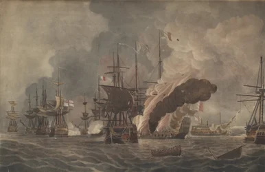 La Bataille du Nil, vers 1800