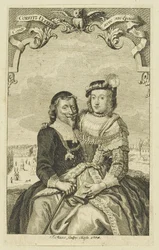 Double portrait de Corfitz Ulfeldt et de sa femme Leonora Christina