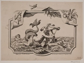 Vignette de titre. Amphitrite sur la mer