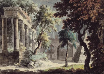 Le temple de Saturne (ruines romaines)