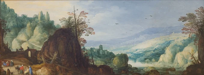 Paysage de montagne avec une rivière