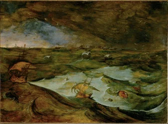 Tempête en mer, anciennement attribuée à Pieter Bruegel l
