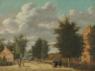 Vue du village d