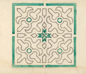 Album contenant 75 dessins pour treillis de jardin et parterres