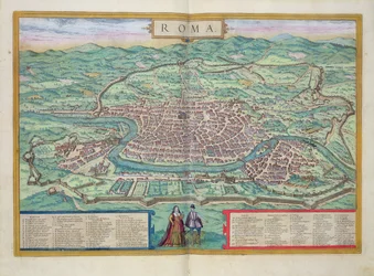 Carte de Rome, de 