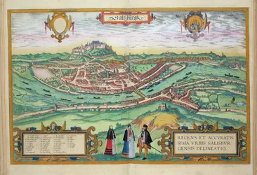 Carte de Salzbourg, de 