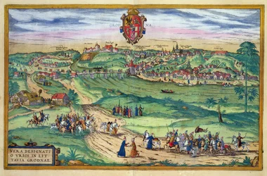 Plan de la ville de Grodno, de 