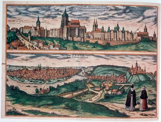 Vue de Prague, vers 1572