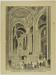 Intérieur de la Collégiale de Guadalupe