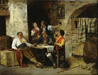 Dans la taverne