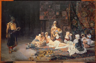 Dans le harem, 1884