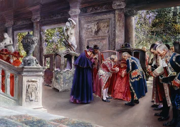 La visite du cardinal