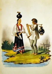 Vendeurs de lait, tiré de 