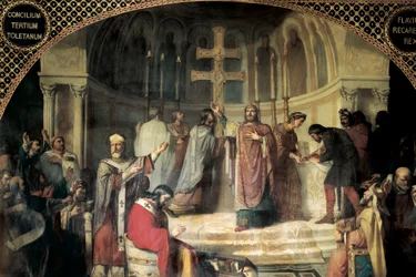 Troisième Concile de Tolède en 589 présidé par Isidore de Séville
