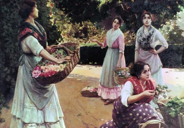 Vendeurs de fleurs de Séville
