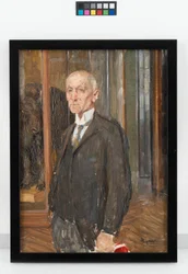 Portrait du directeur Hans Rebel au Musée d